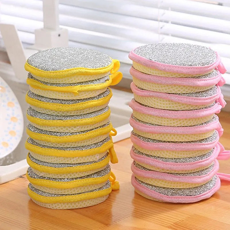 Double-Sided Dishwashing Sponge Set