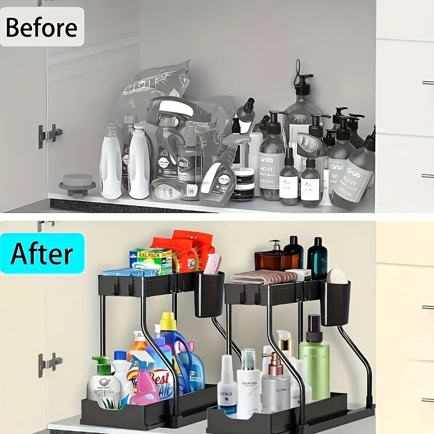 2-Tier Under Sink Storage Organizer