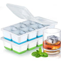 Large Silicone Ice Cube Tray with Lid