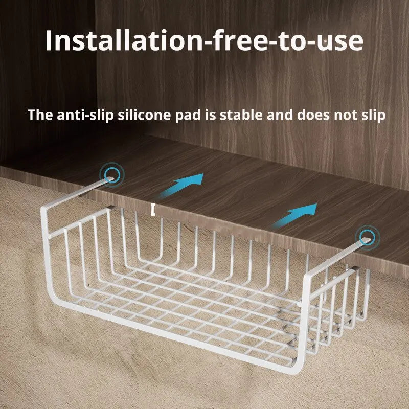 Under Cabinet Hanging Mesh Basket