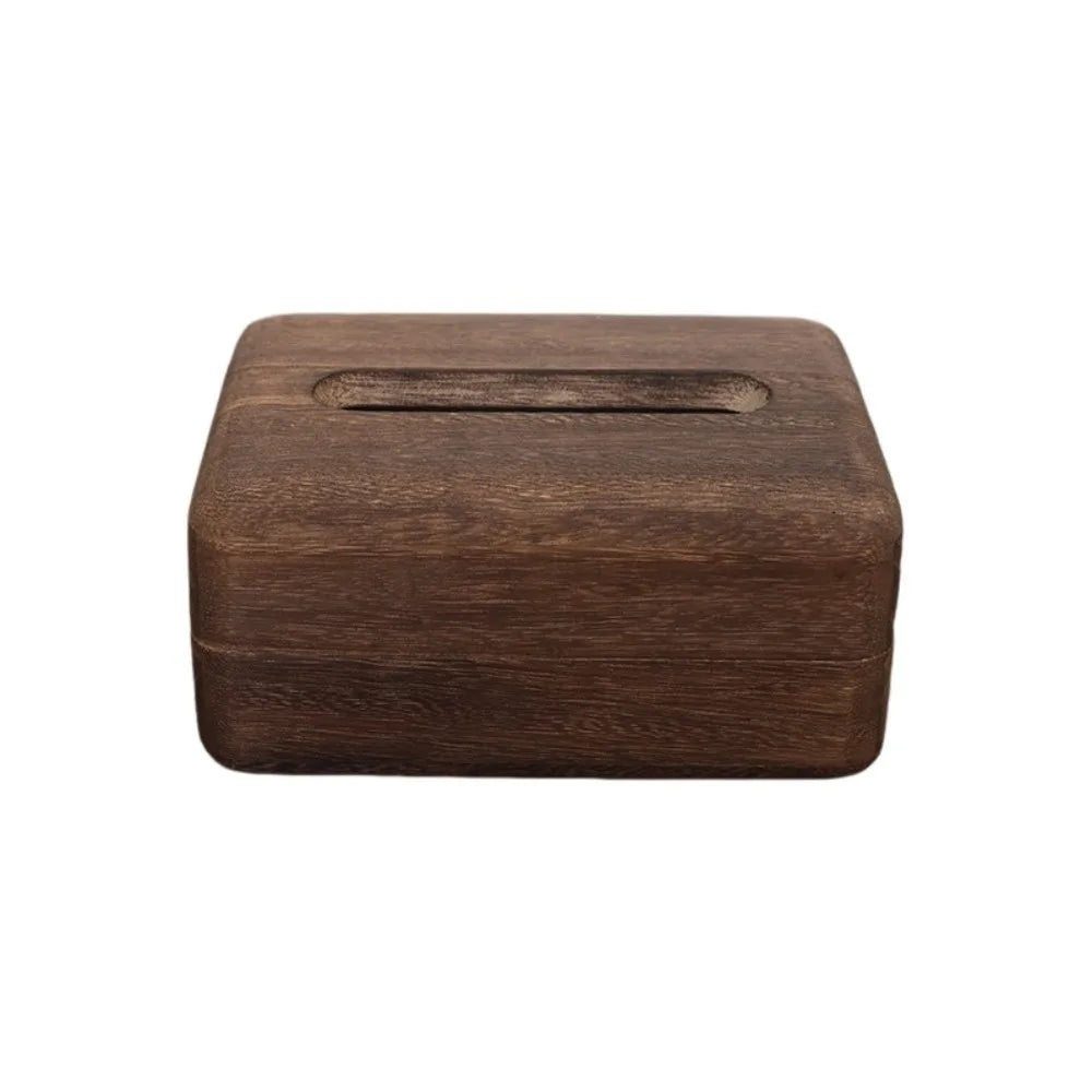 Eco-Friendly Handmade Solid Wood Tissue Box.