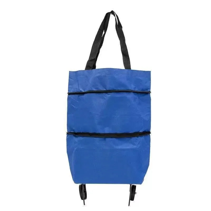 Lightweight Portable Shopping Cart with Wheels.