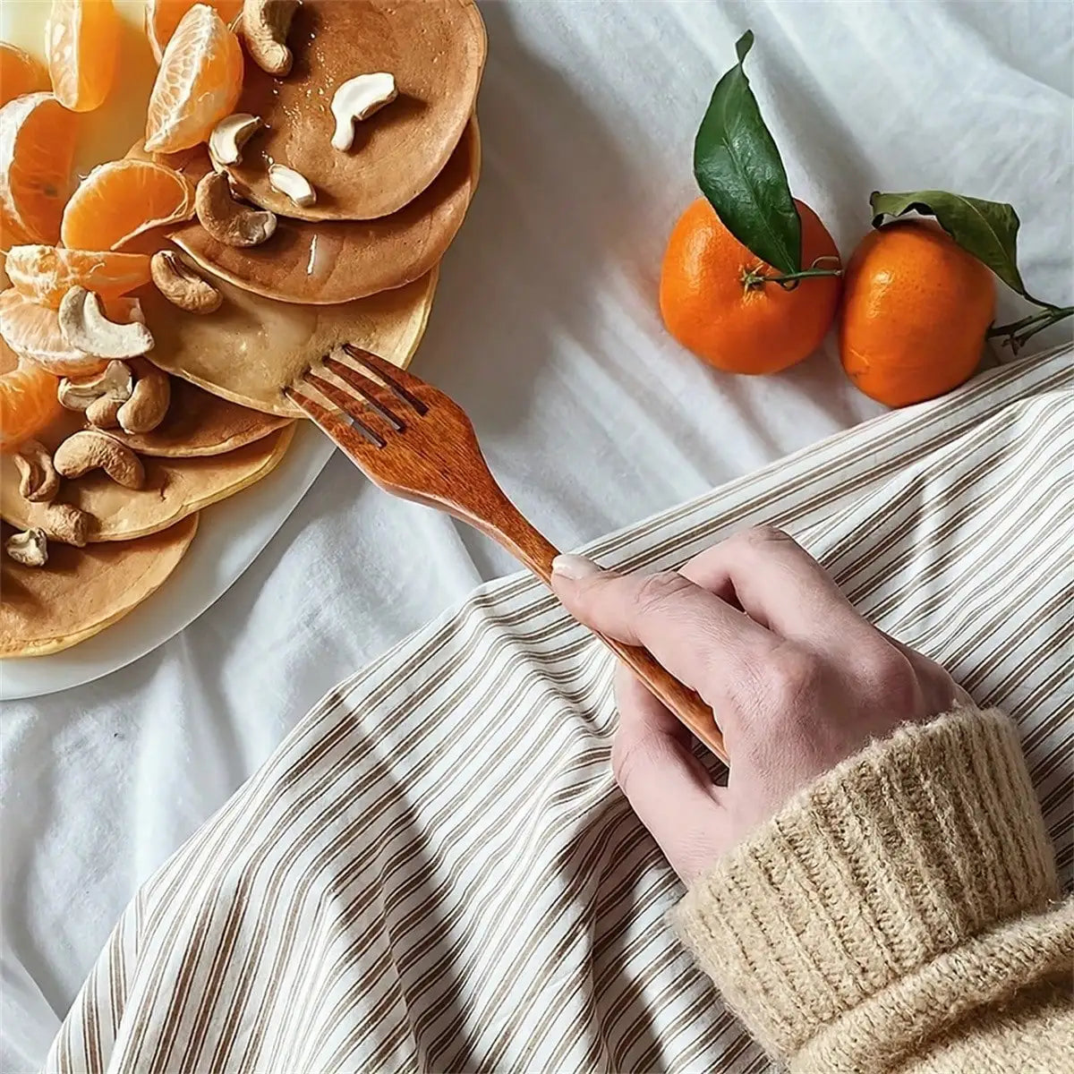 1pc Echo Friendly Wooden fork.