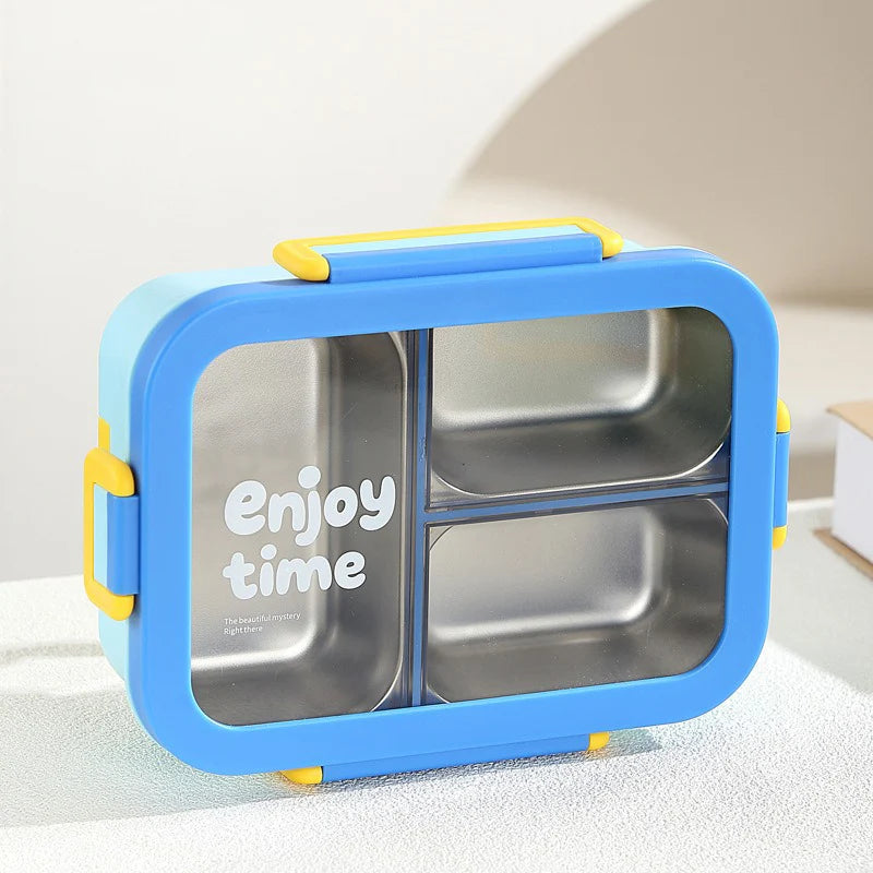 Stainless Steel Lunch Box Compartment Leak-proof.
