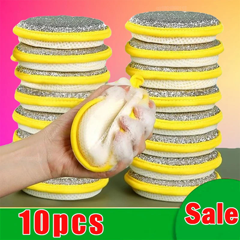 Double-Sided Dishwashing Sponge Set