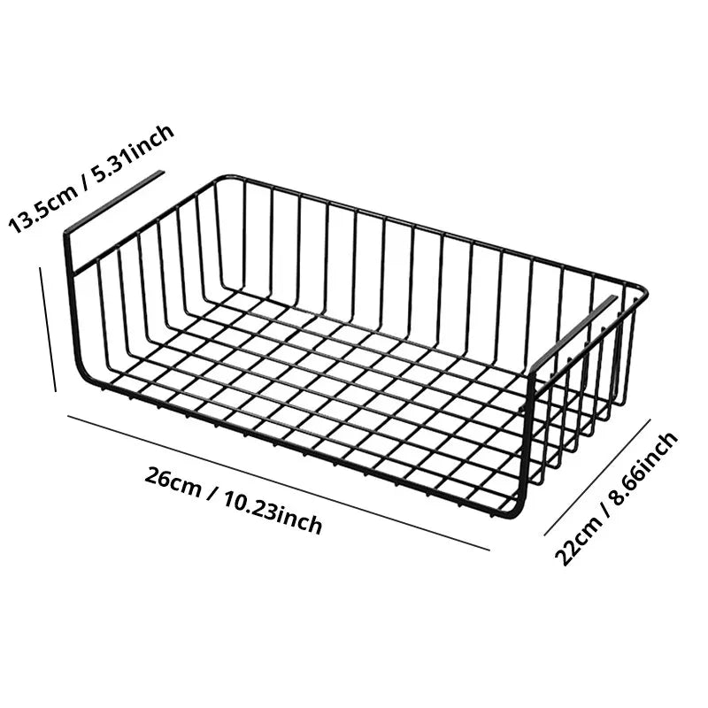 Under Cabinet Hanging Mesh Basket