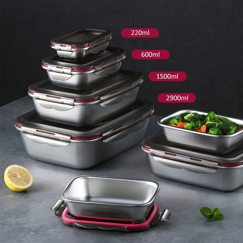 Stainless Steel Lunch Box Sealed Leakproof.