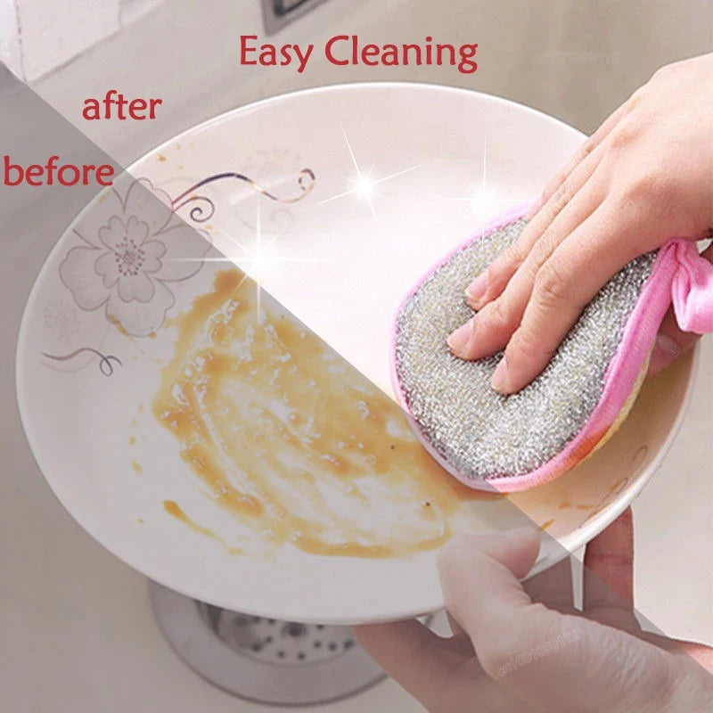 Double-Sided Dishwashing Sponge Set