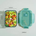 The Glass Lunch Box Can Be Heated in The Microwave. It Is A Special Student Lunch Box for Bringing Meals To Work