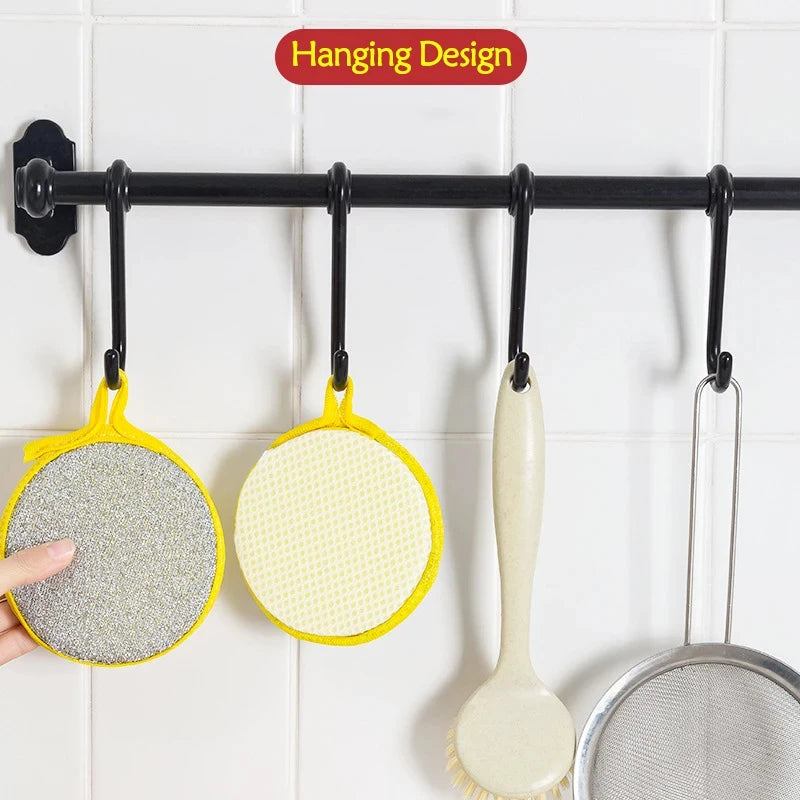 Double-Sided Dishwashing Sponge Set