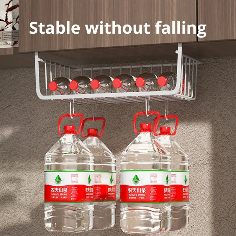 Under Cabinet Hanging Mesh Basket