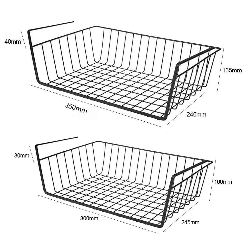 Under Cabinet Hanging Mesh Basket.