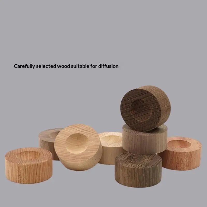 Eco-Friendly Natural Solid Wood Aroma Diffuser Long-Lasting Fragrance.