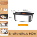 304 Stainless Steel Leak-proof Storage Box.