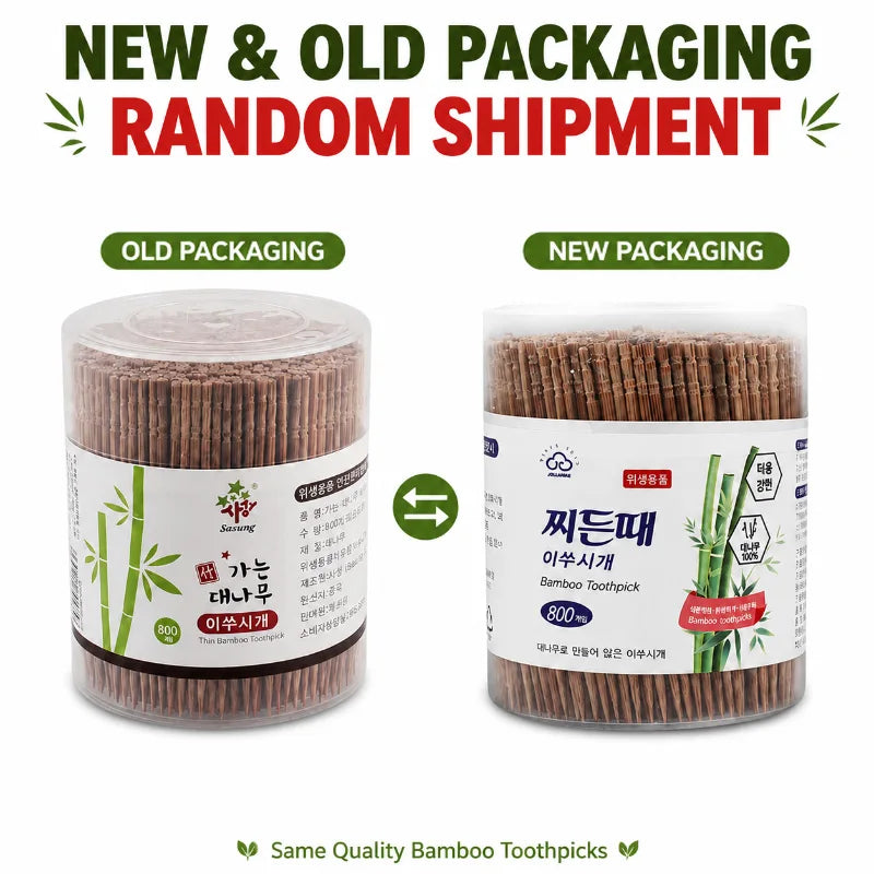 800pcs Disposable Bamboo Toothpicks.