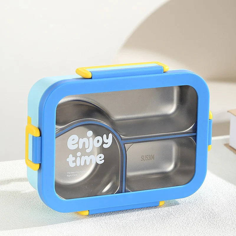Stainless Steel Lunch Box Compartment Leak-proof.