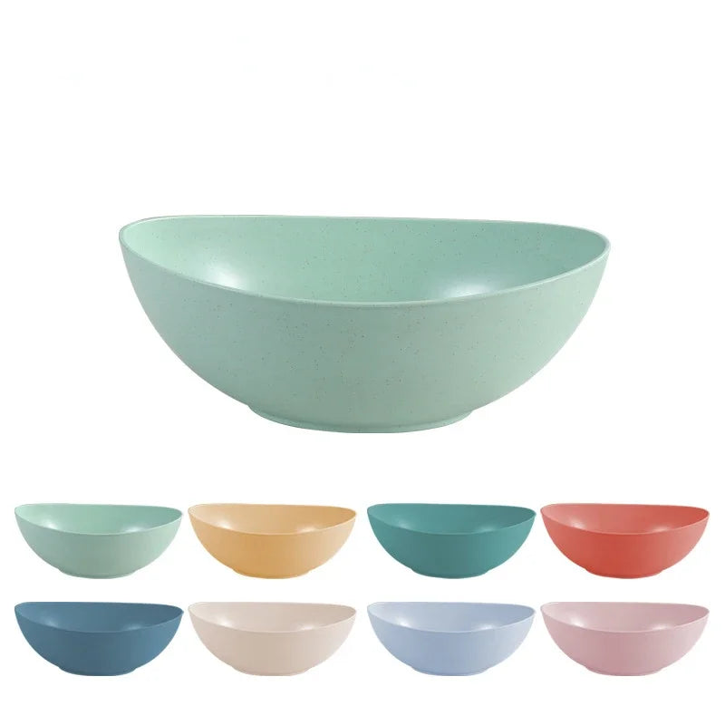 Wheat Straw Household Microwavable Kitchen Bowl.