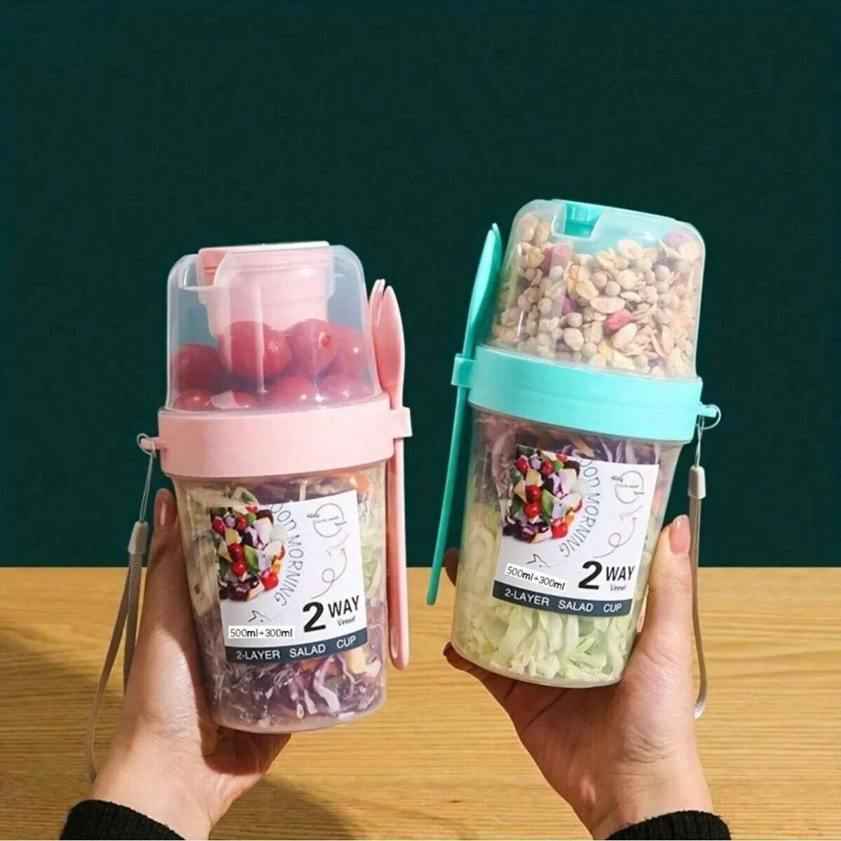On The Go meal prep Cups.