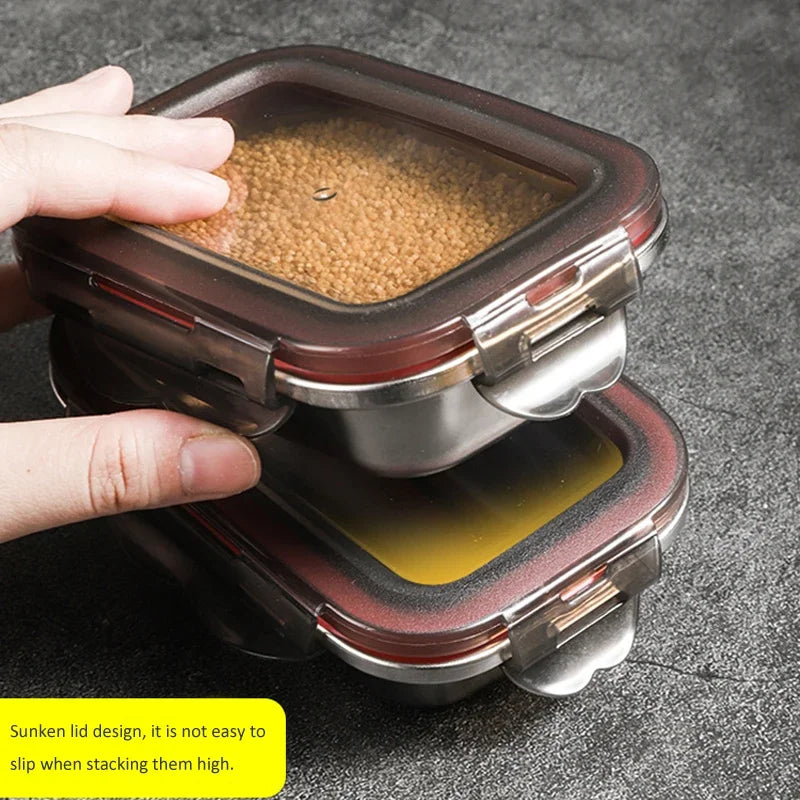 Stainless Steel Lunch Box Sealed Leakproof.