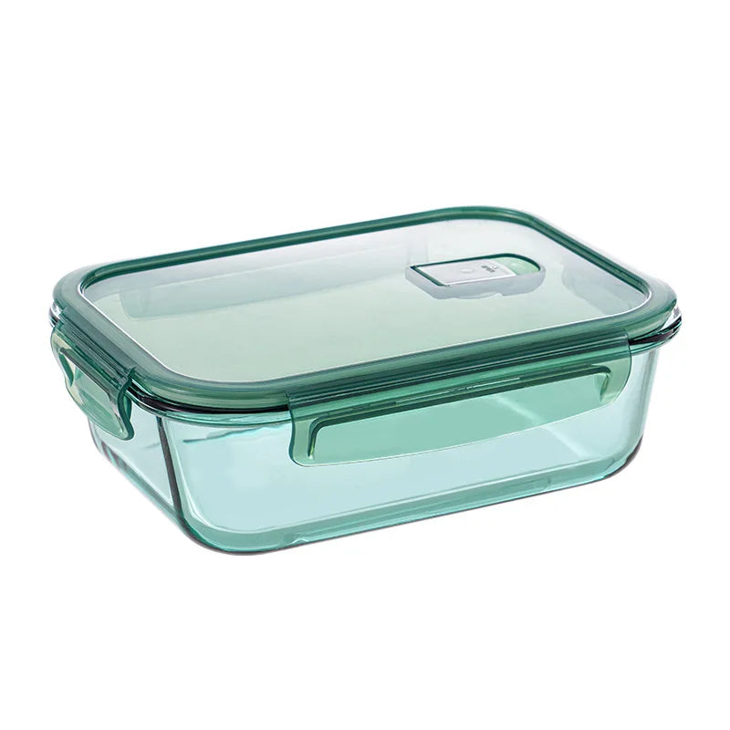 The Glass Lunch Box Can Be Heated in The Microwave. It Is A Special Student Lunch Box for Bringing Meals To Work