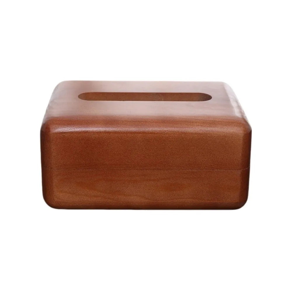 Eco-Friendly Handmade Solid Wood Tissue Box.