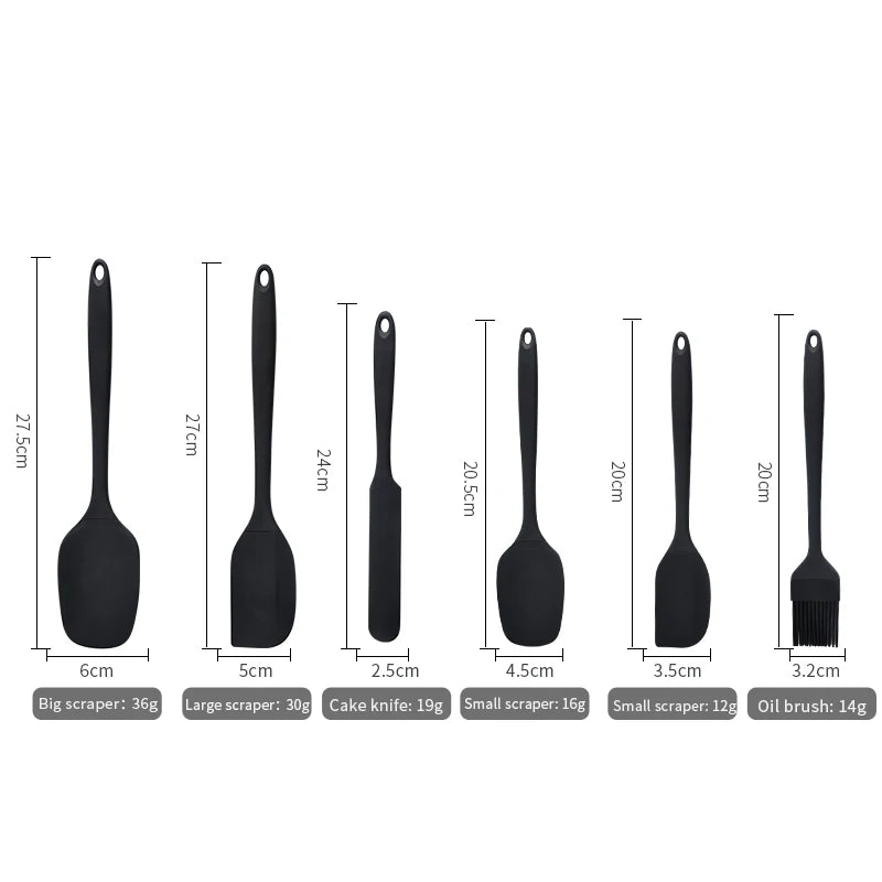 6-Piece Silicone Kitchen Utensil Set