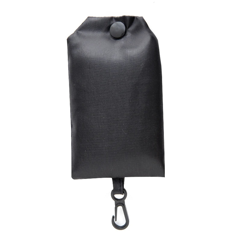 Solid Color Eco-friendly Folding Reusable Shoulder Shopping Bag.