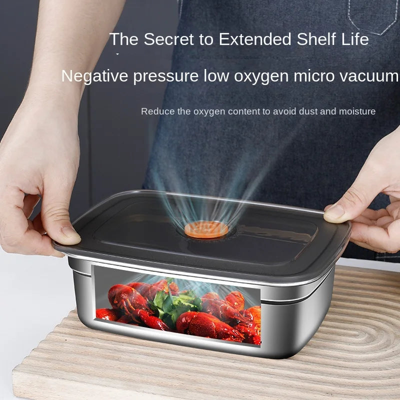 304 Stainless Steel Leak-proof Storage Box.