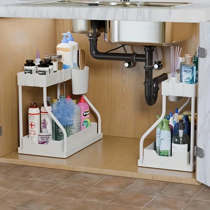 2-Tier Under Sink Storage Organizer